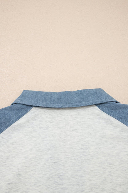 Maddie Cuffed Sleeve Polo PLUS Tee - Hello Beautiful BoutiquePlus Size Tops & TeesThreaded Pear