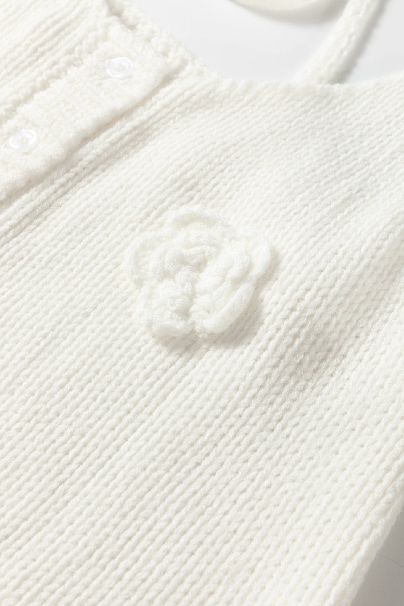 Maddie Flower Spaghetti Straps Sweater - Hello Beautiful BoutiqueSweater VestsThreaded Pear