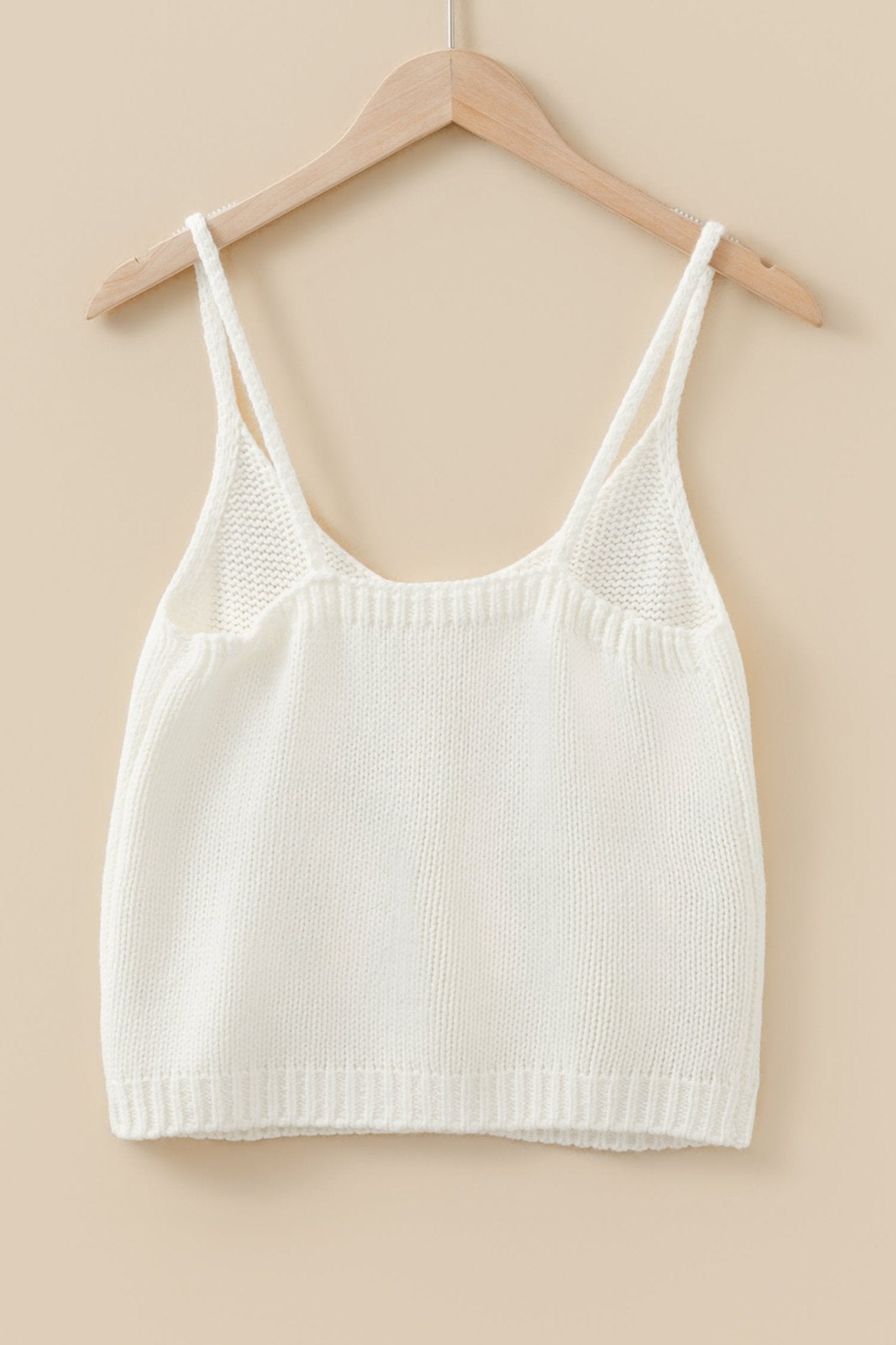 Maddie Flower Spaghetti Straps Sweater - Hello Beautiful BoutiqueSweater VestsThreaded Pear