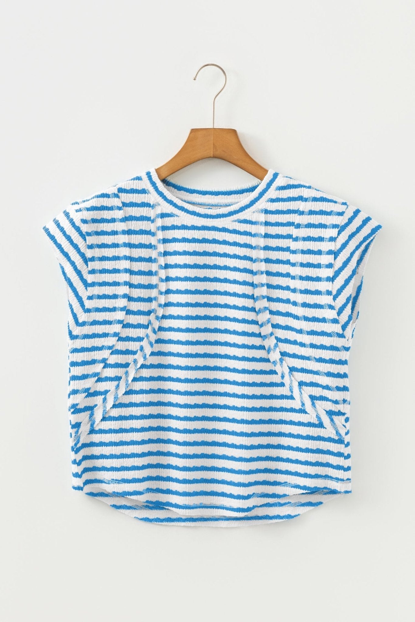 Maddie Sleeve Patchwork T Shirt - Hello Beautiful BoutiqueTops & TeesThreaded Pear