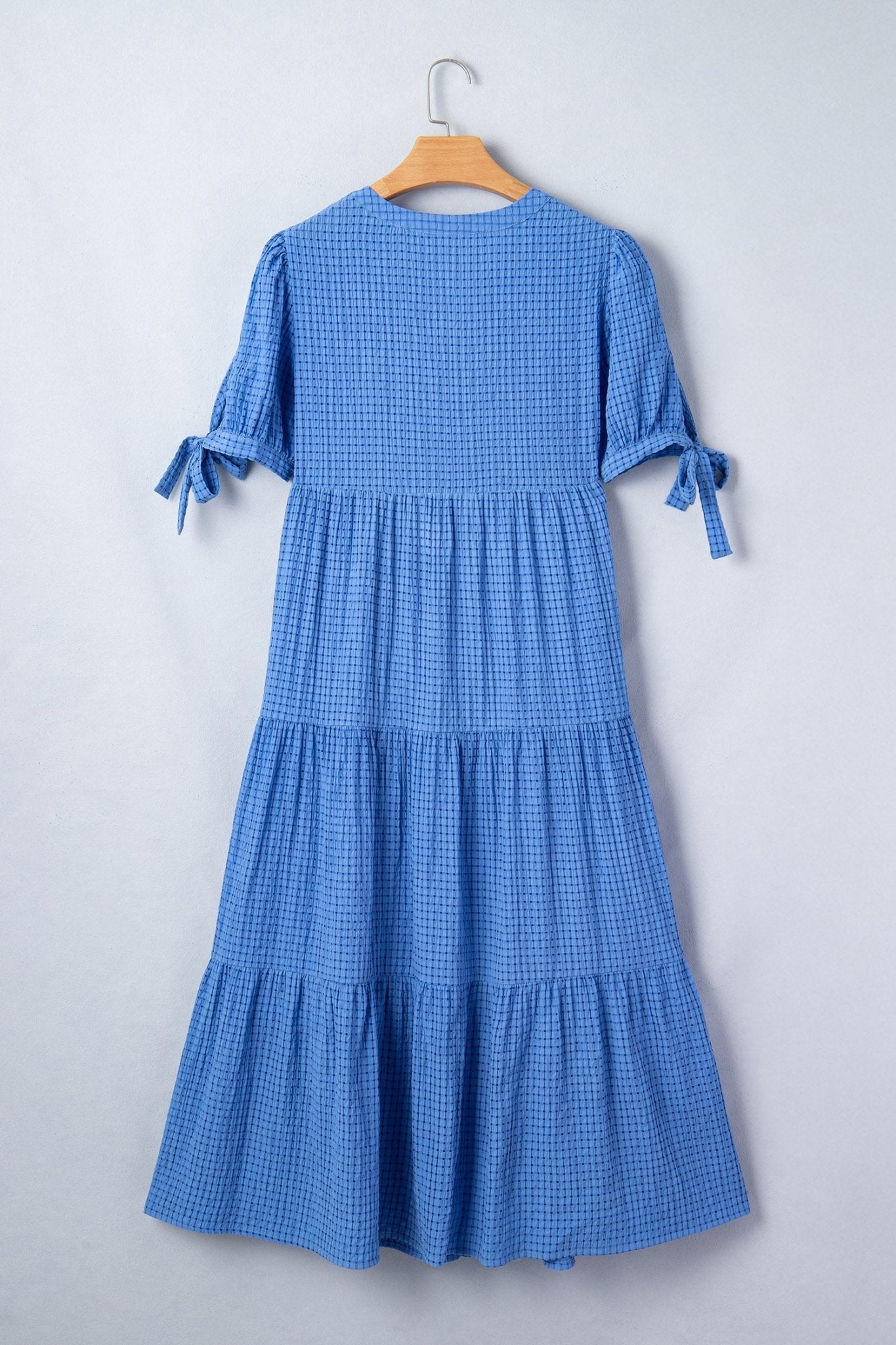 Madelynn Sleeve Tiered Midi Dress - Hello Beautiful BoutiqueMidi DressesThreaded Pear