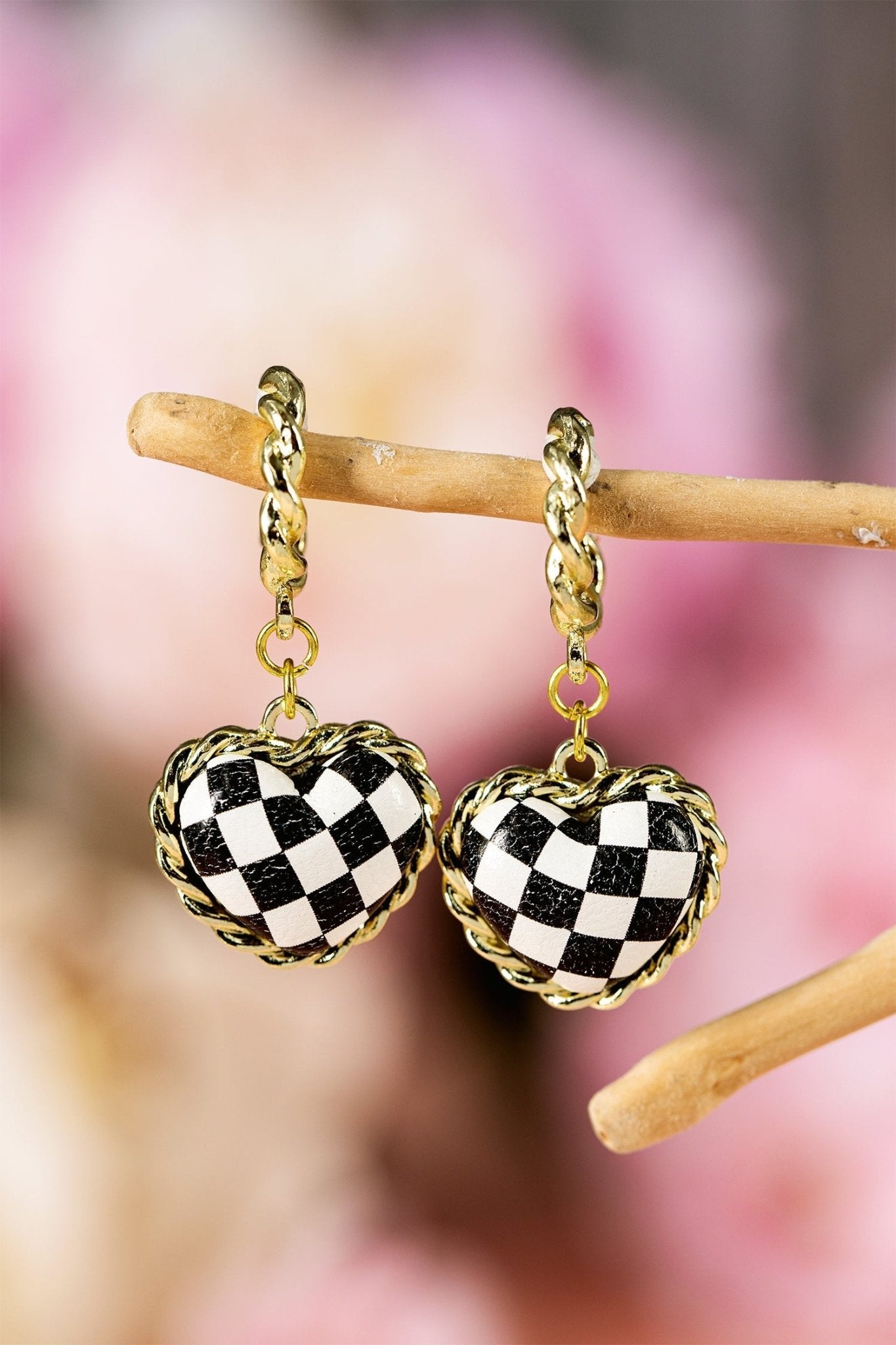 Madelynn Twisted Hoop Stud Earrings - Hello Beautiful BoutiqueJewelryThreaded Pear