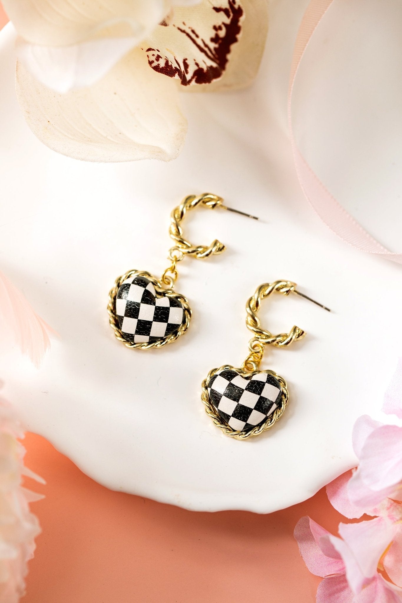 Madelynn Twisted Hoop Stud Earrings - Hello Beautiful BoutiqueJewelryThreaded Pear