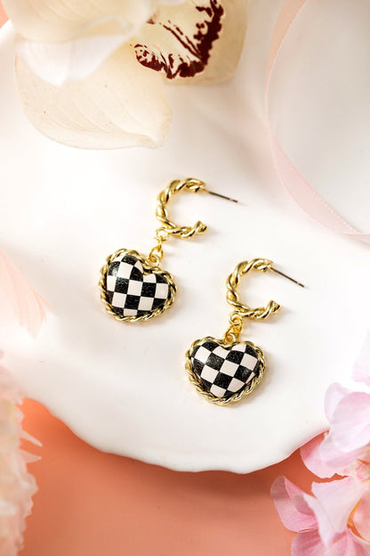 Madelynn Twisted Hoop Stud Earrings - Hello Beautiful BoutiqueJewelryThreaded Pear