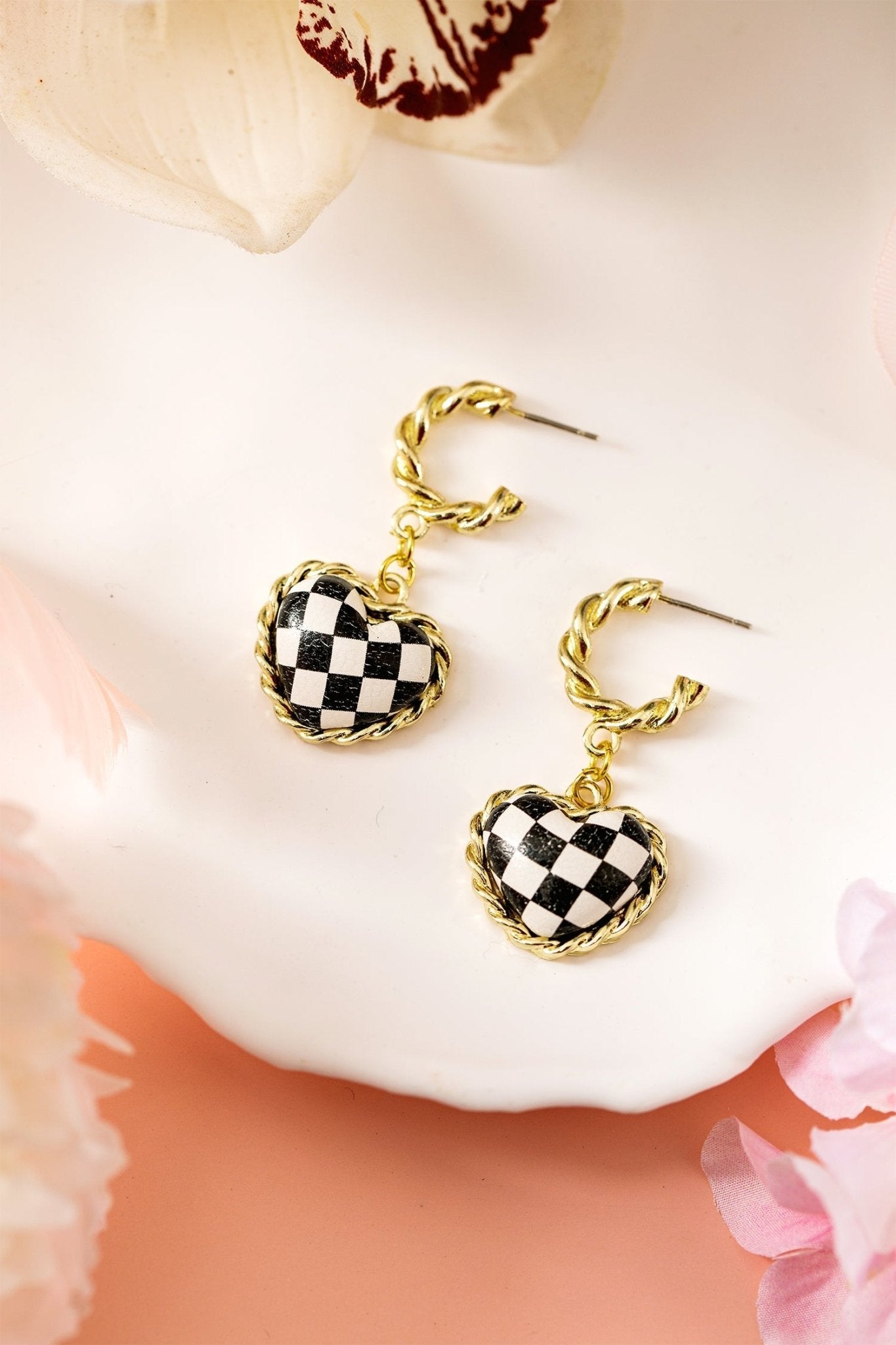 Madelynn Twisted Hoop Stud Earrings - Hello Beautiful BoutiqueJewelryThreaded Pear