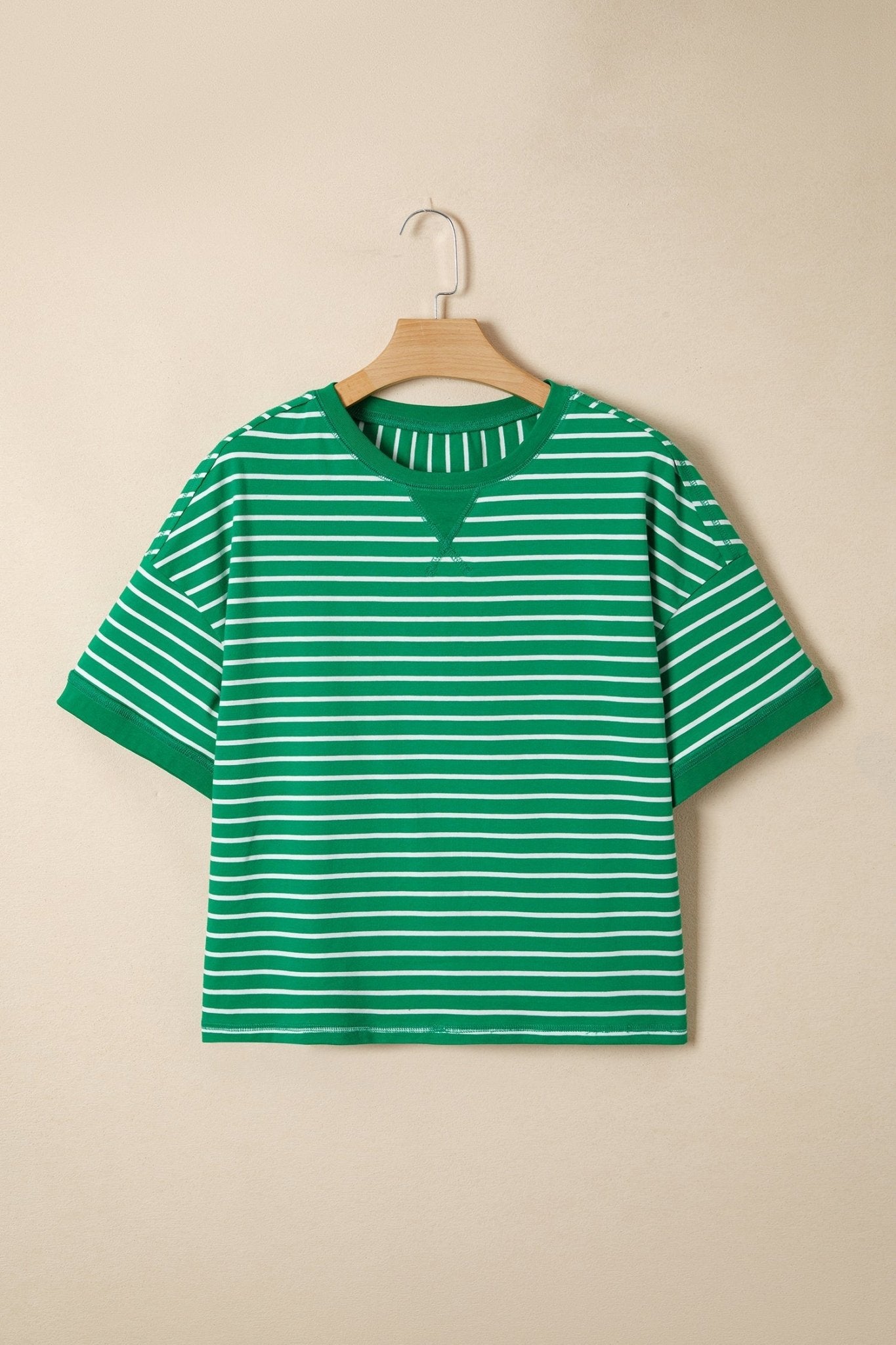Madilynn Detail Half Sleeve Tee - Hello Beautiful BoutiqueTops & TeesThreaded Pear