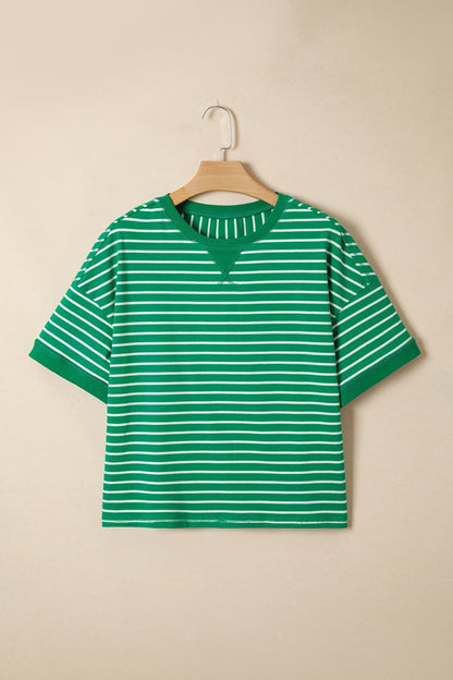 Madilynn Detail Half Sleeve Tee - Hello Beautiful BoutiqueTops & TeesThreaded Pear