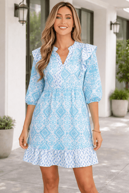 Madilynn Puff Sleeve Mini Dress - Hello Beautiful BoutiqueMini DressesThreaded Pear