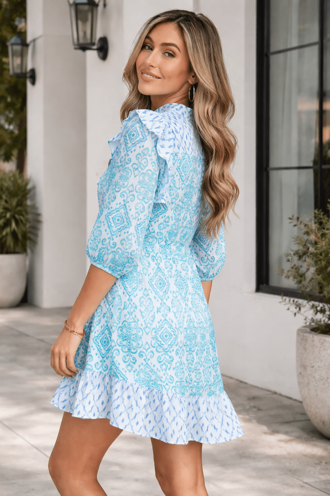 Madilynn Puff Sleeve Mini Dress - Hello Beautiful BoutiqueMini DressesThreaded Pear