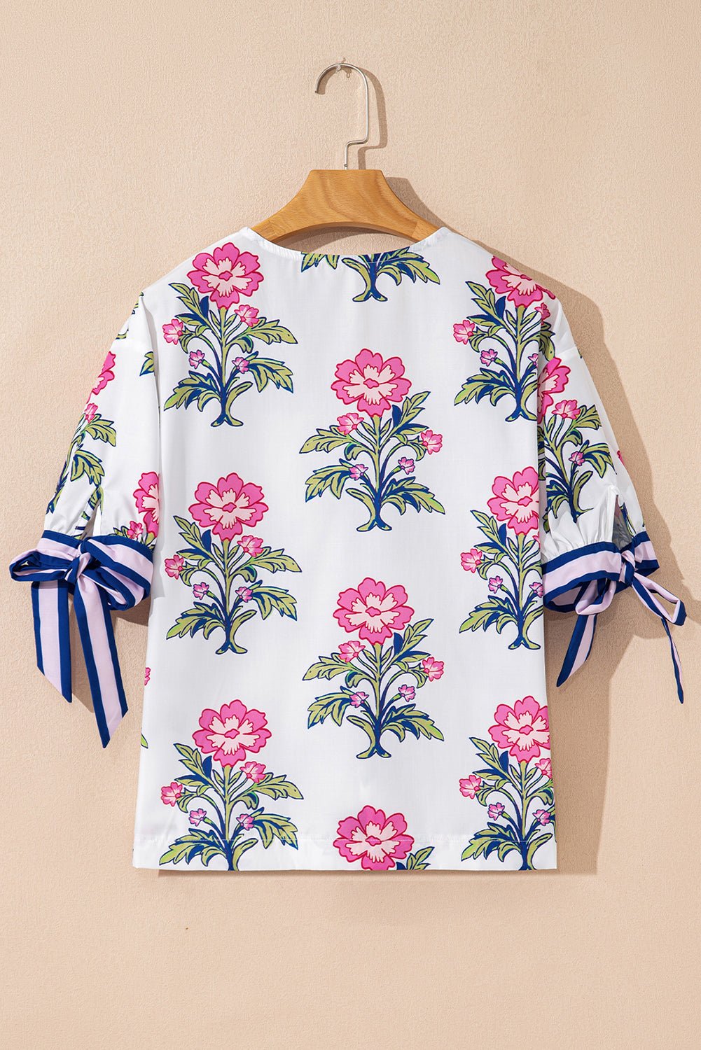 Mae Knot Bubble Sleeve Blouse - Hello Beautiful BoutiqueBlouses & ShirtsThreaded Pear