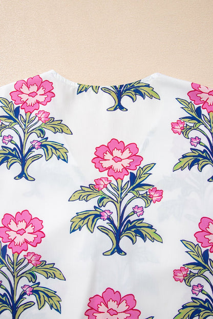 Mae Knot Bubble Sleeve Blouse - Hello Beautiful BoutiqueBlouses & ShirtsThreaded Pear