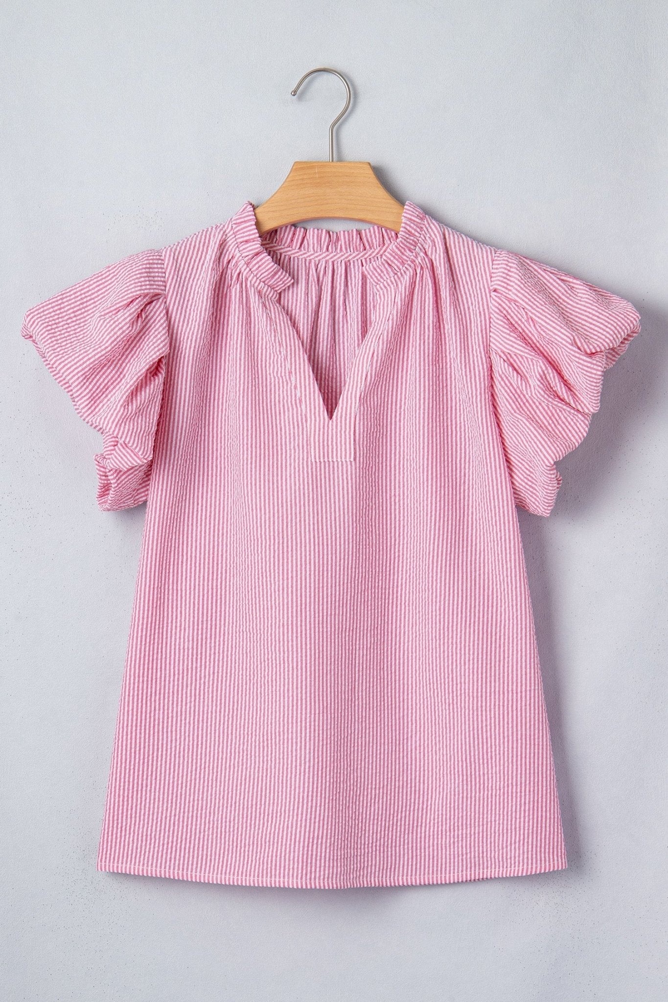 Maelynn Short Bubble Sleeve Blouse - Hello Beautiful BoutiqueBlouses & ShirtsThreaded Pear