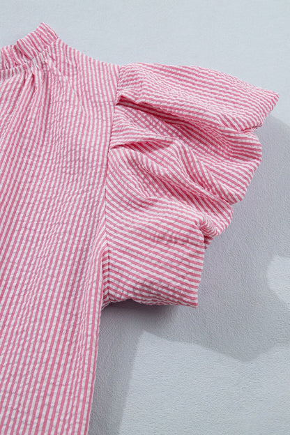 Maelynn Short Bubble Sleeve Blouse - Hello Beautiful BoutiqueBlouses & ShirtsThreaded Pear