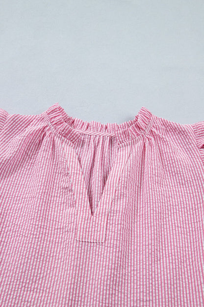 Maelynn Short Bubble Sleeve Blouse - Hello Beautiful BoutiqueBlouses & ShirtsThreaded Pear