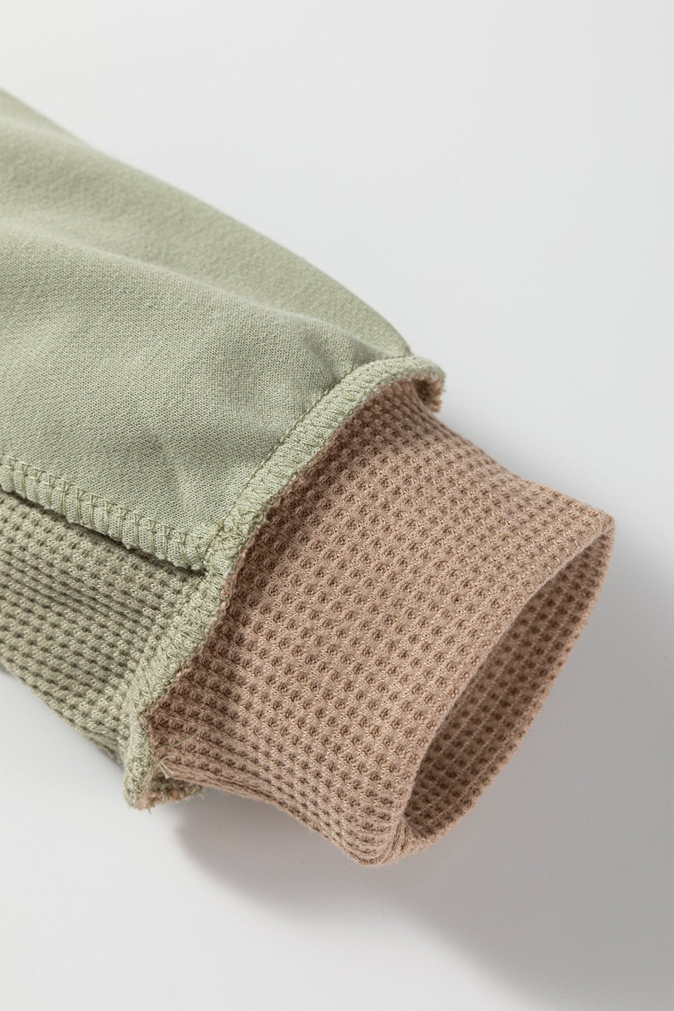 Maelynn Waffle Patchwork Oversize Sweatshirt - Hello Beautiful BoutiqueSweatshirts & HoodiesThreaded Pear