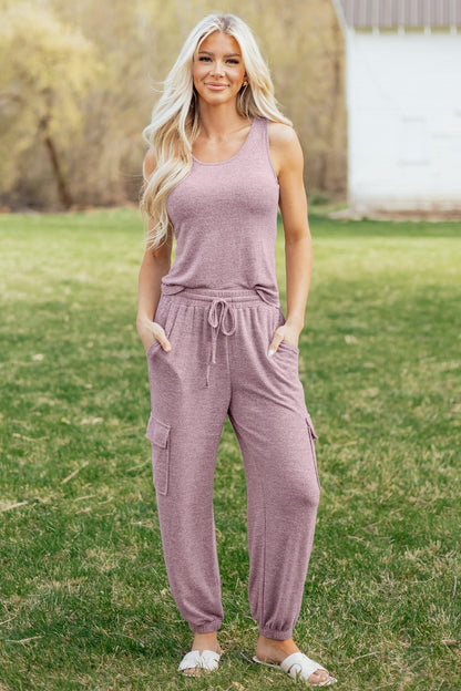 Maeve Bouquet Casual Tank Top Set - Hello Beautiful BoutiquePant SetsThreaded Pear