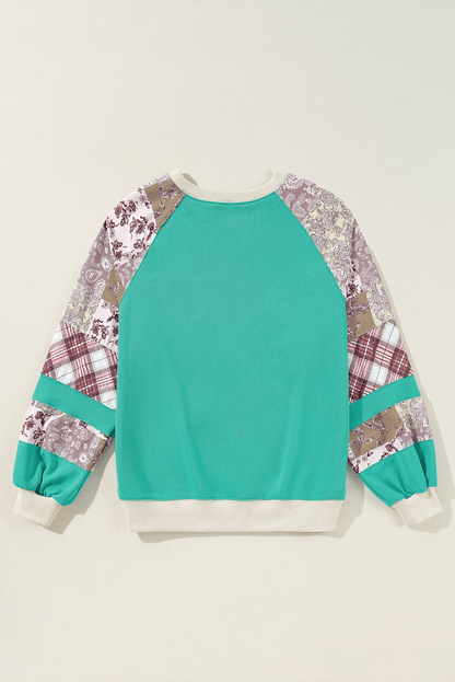 Maeve Sleeve Raglan top Long Sleeve Top - Hello Beautiful BoutiqueLong Sleeve TopsThreaded Pear