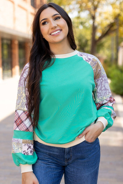 Maeve Sleeve Raglan top Long Sleeve Top - Hello Beautiful BoutiqueLong Sleeve TopsThreaded Pear
