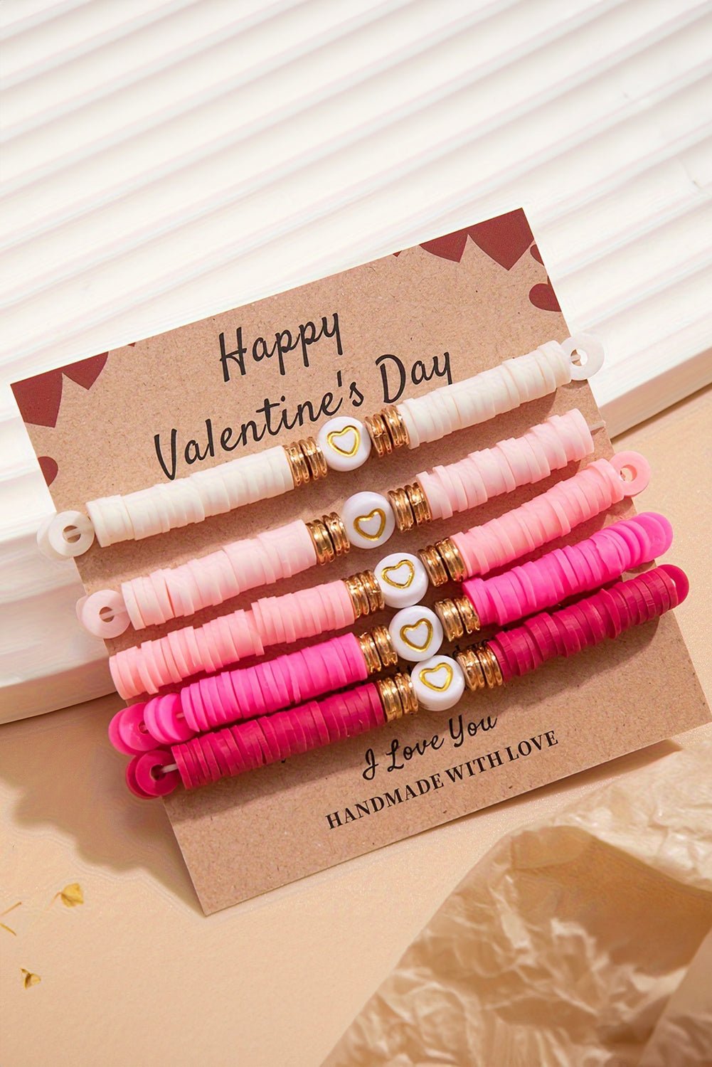 Maeve Valentine Heart Beaded Bracelet - Hello Beautiful BoutiqueJewelryThreaded Pear