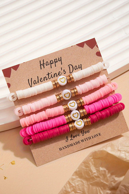 Maeve Valentine Heart Beaded Bracelet - Hello Beautiful BoutiqueJewelryThreaded Pear