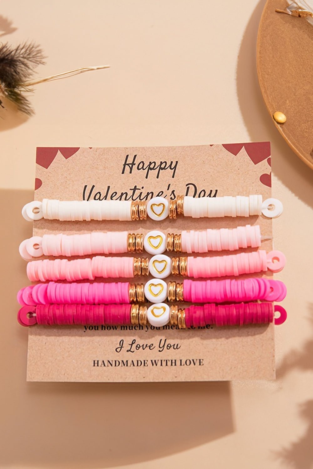 Maeve Valentine Heart Beaded Bracelet - Hello Beautiful BoutiqueJewelryThreaded Pear