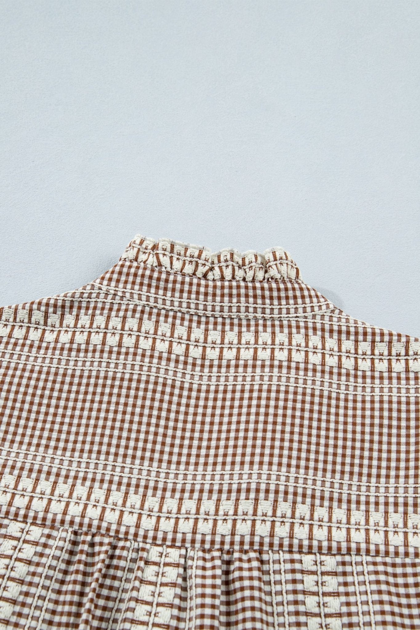 Maggie Puff Sleeve Gingham Blouse - Hello Beautiful BoutiqueBlouses & ShirtsThreaded Pear