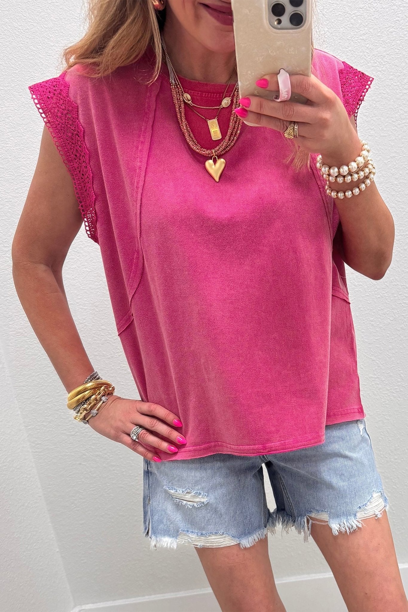 Maggie Trim Cap Sleeve Top - Hello Beautiful BoutiqueTops & TeesThreaded Pear