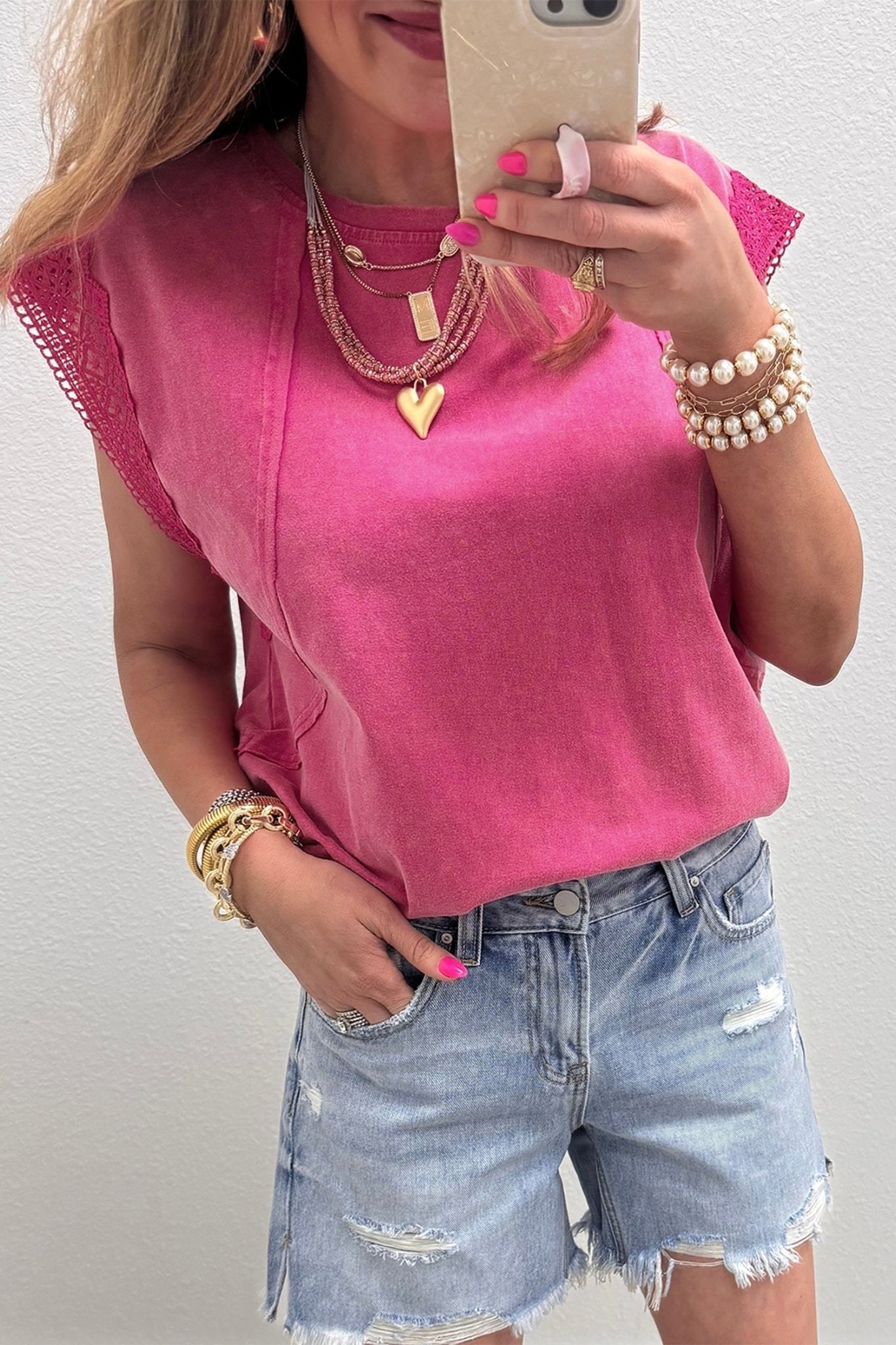 Maggie Trim Cap Sleeve Top - Hello Beautiful BoutiqueTops & TeesThreaded Pear