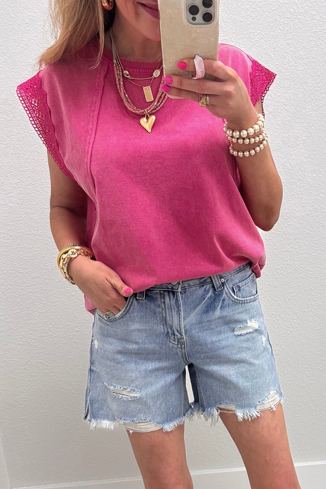Maggie Trim Cap Sleeve Top - Hello Beautiful BoutiqueTops & TeesThreaded Pear