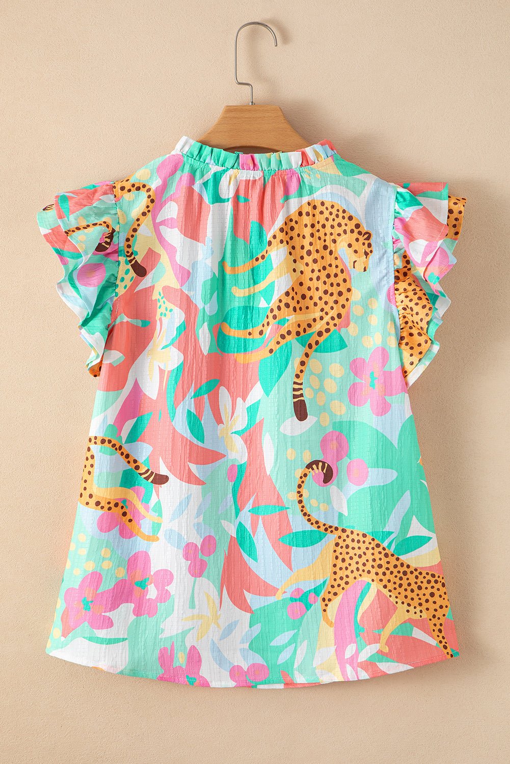 Magnolia Tie Summer Floral Blouse - Hello Beautiful BoutiqueBlouses & ShirtsThreaded Pear