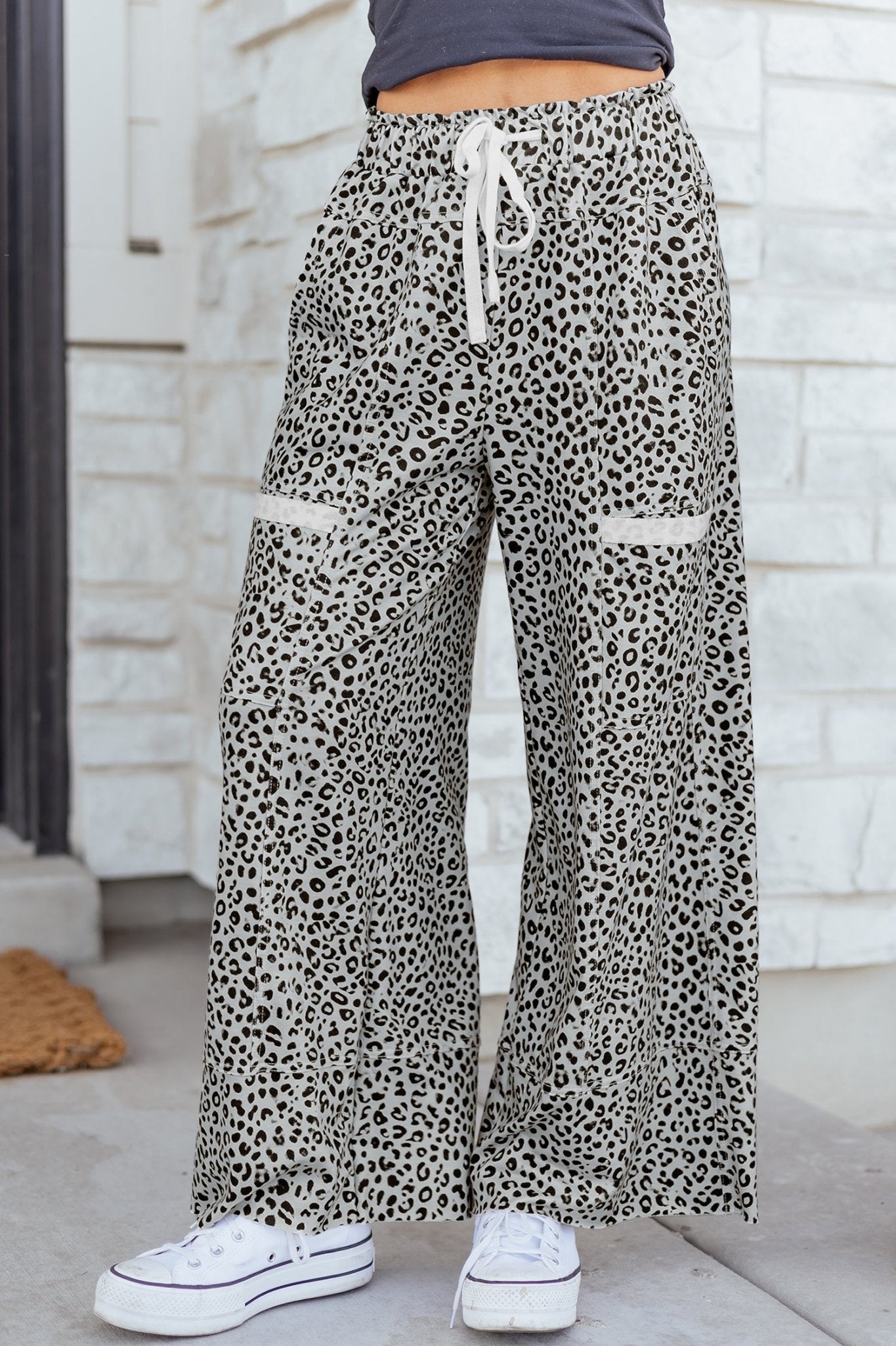 Maisie Leg Terry Knit Pants - Hello Beautiful BoutiquePants & CulotteThreaded Pear
