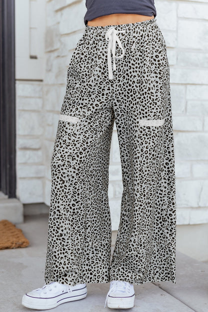 Maisie Leg Terry Knit Pants - Hello Beautiful BoutiquePants & CulotteThreaded Pear