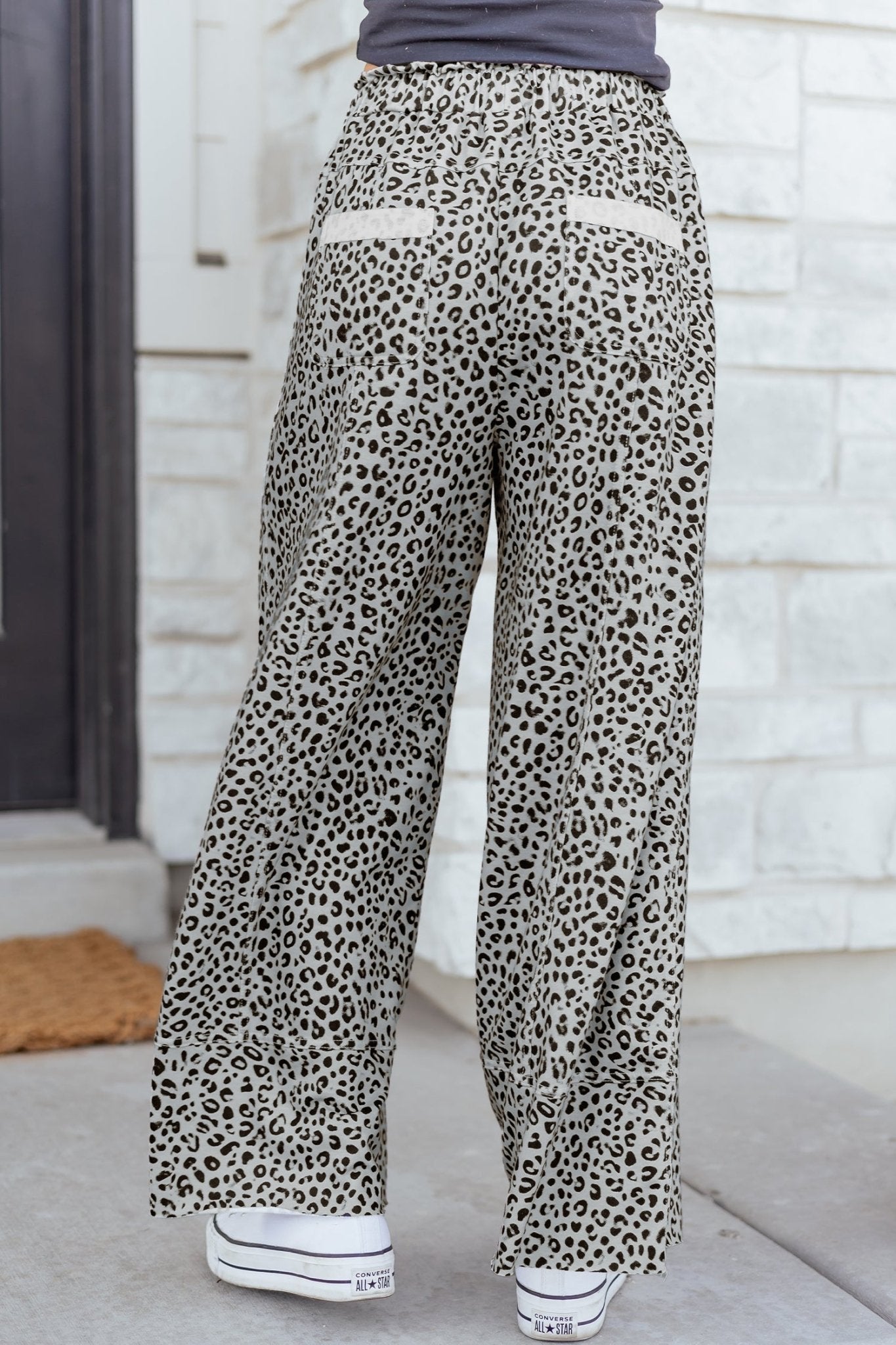 Maisie Leg Terry Knit Pants - Hello Beautiful BoutiquePants & CulotteThreaded Pear