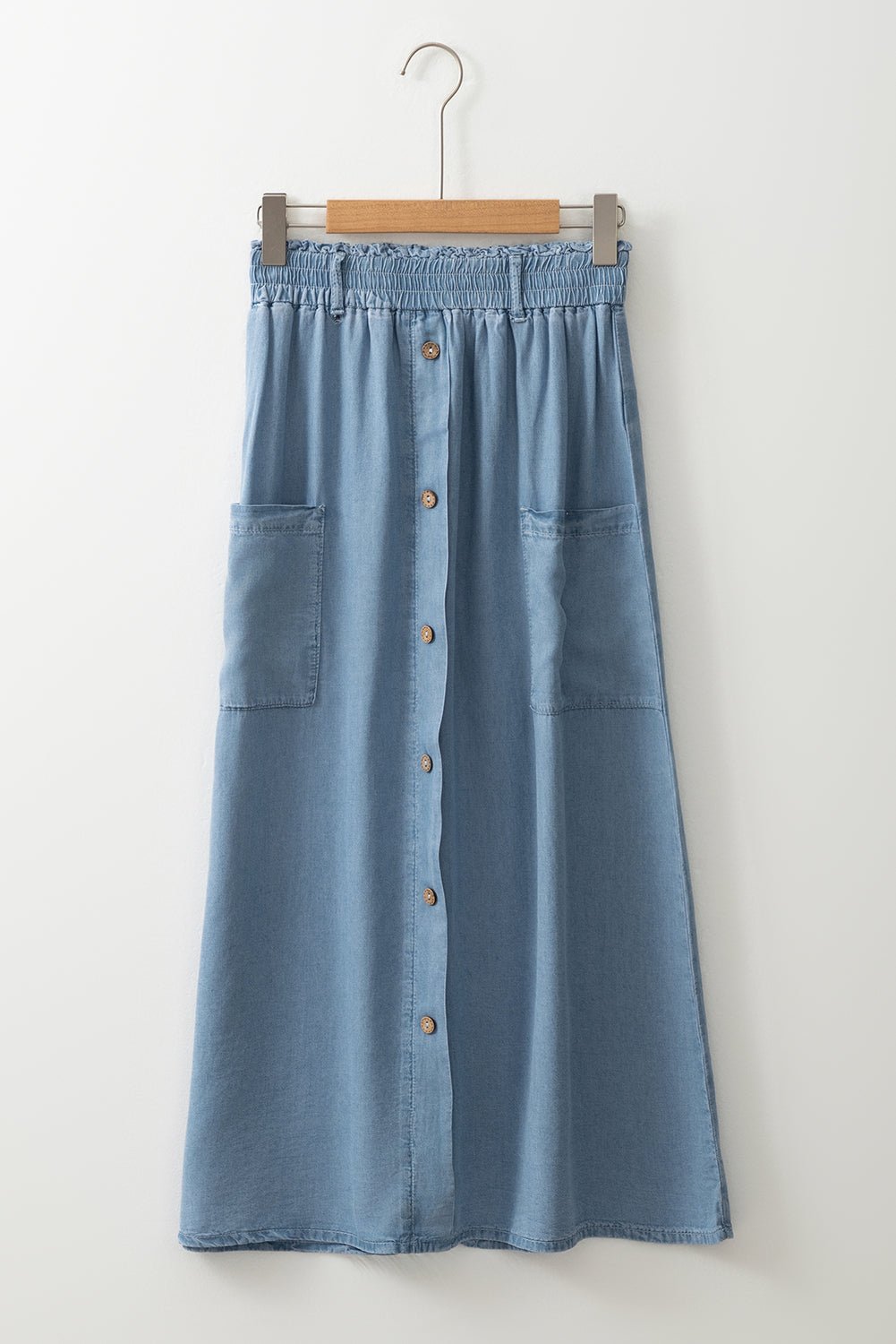 Makayla Waist Side Maxi Skirt - Hello Beautiful BoutiqueSkirts & PetticoatThreaded Pear