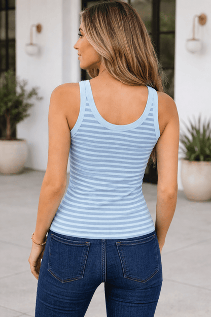 Makenna Knit Slim Tank Top - Hello Beautiful BoutiqueTank TopsThreaded Pear