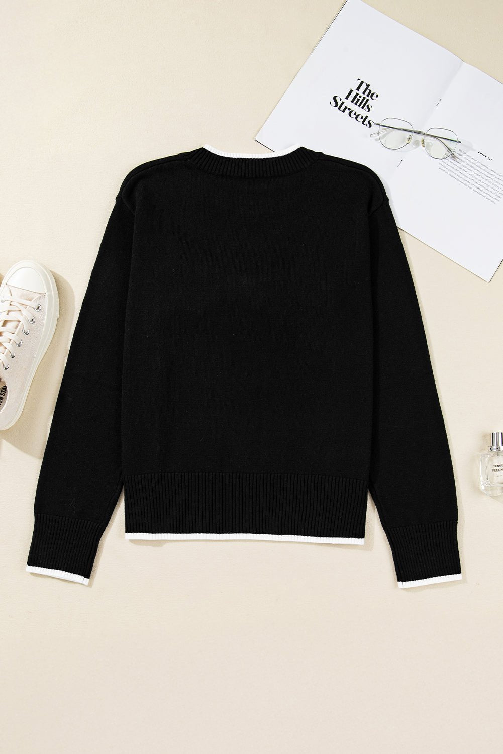 Malaysia accent Holiday Cropped Sweater - Hello Beautiful BoutiqueSweatersThreaded Pear