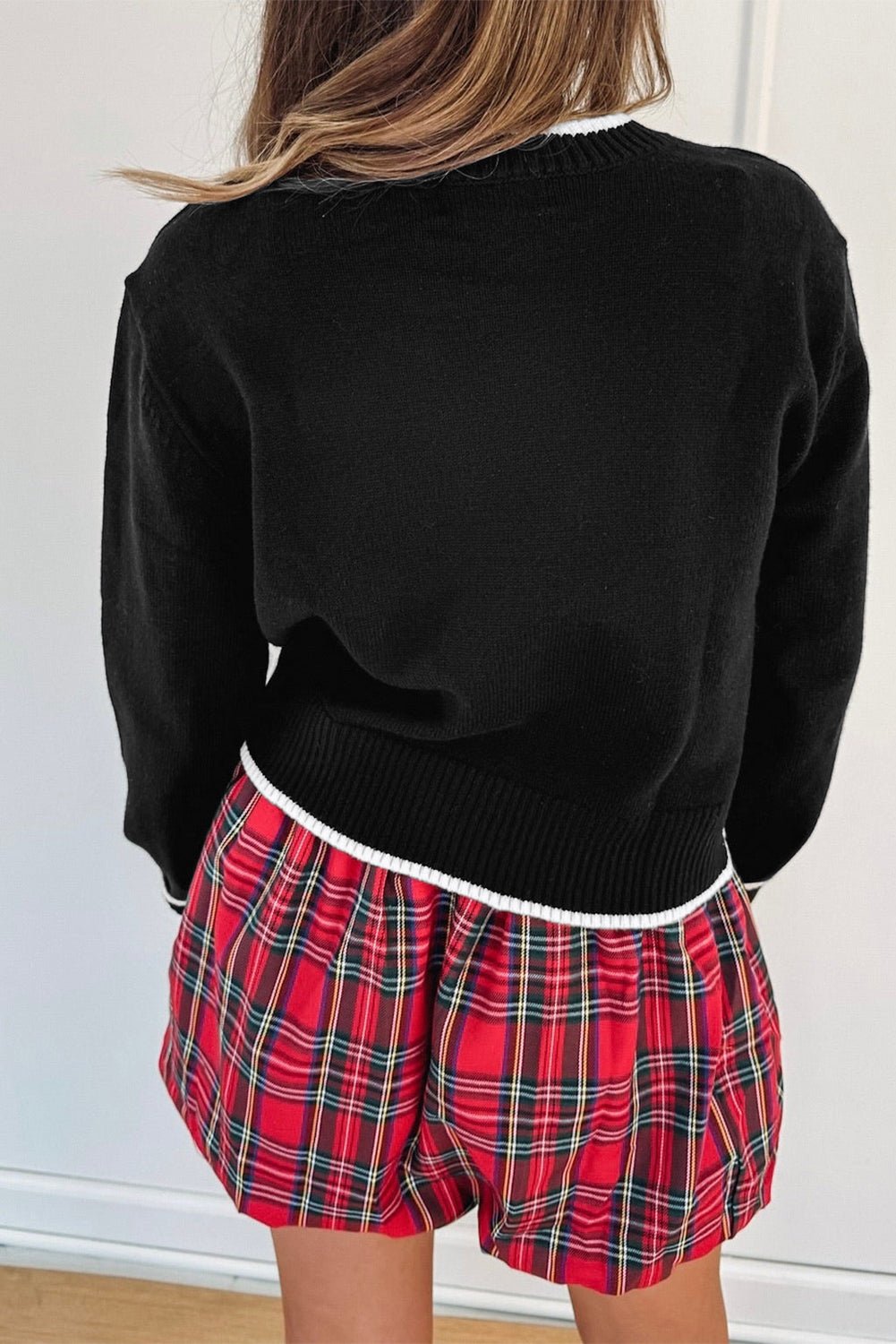 Malaysia accent Holiday Cropped Sweater - Hello Beautiful BoutiqueSweatersThreaded Pear