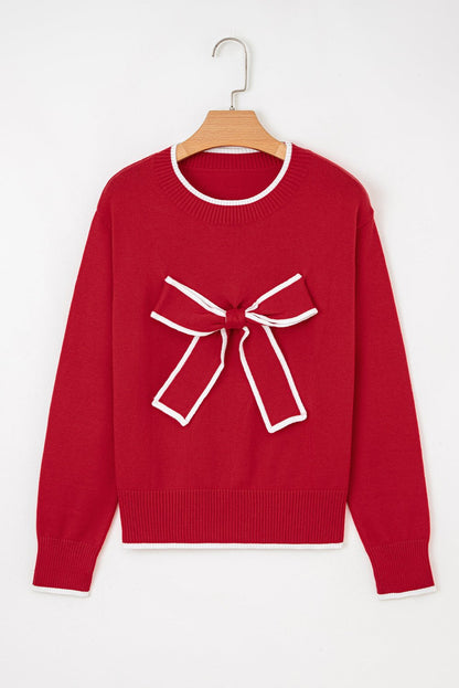 Malaysia accent Holiday Cropped Sweater - Hello Beautiful BoutiqueSweatersThreaded Pear