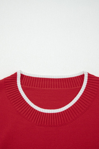 Malaysia accent Holiday Cropped Sweater - Hello Beautiful BoutiqueSweatersThreaded Pear