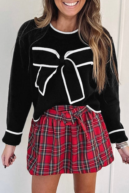 Malaysia accent Holiday Cropped Sweater - Hello Beautiful BoutiqueSweatersThreaded Pear