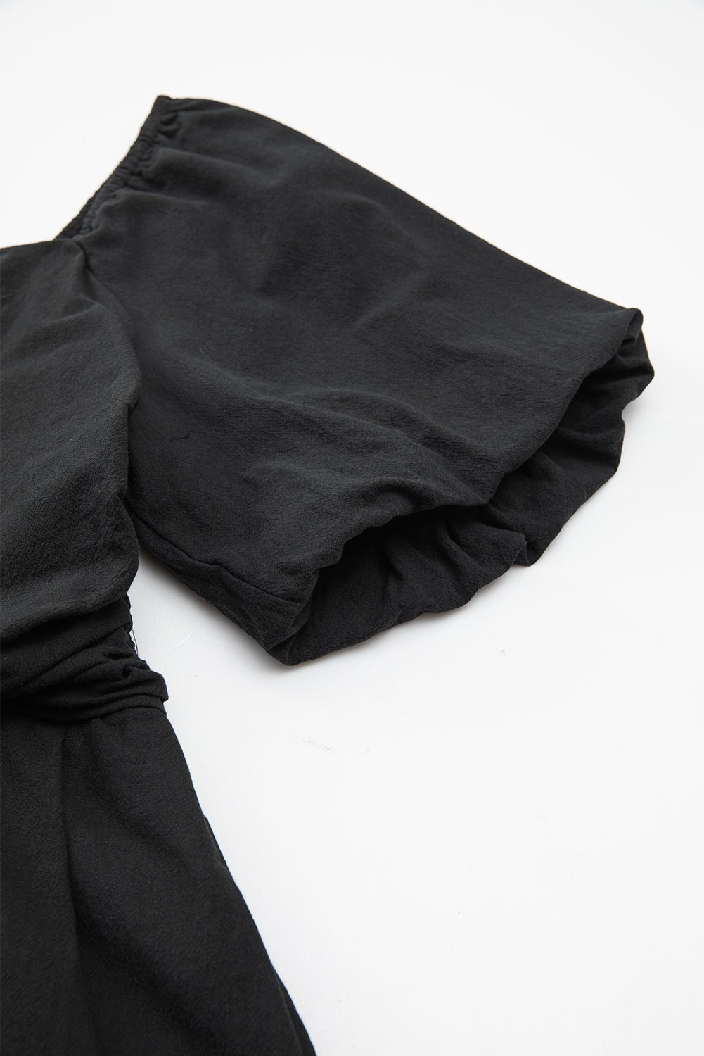 Malaysia Ruched Puff Sleeve Romper - Hello Beautiful BoutiqueJumpsuits & RompersThreaded Pear