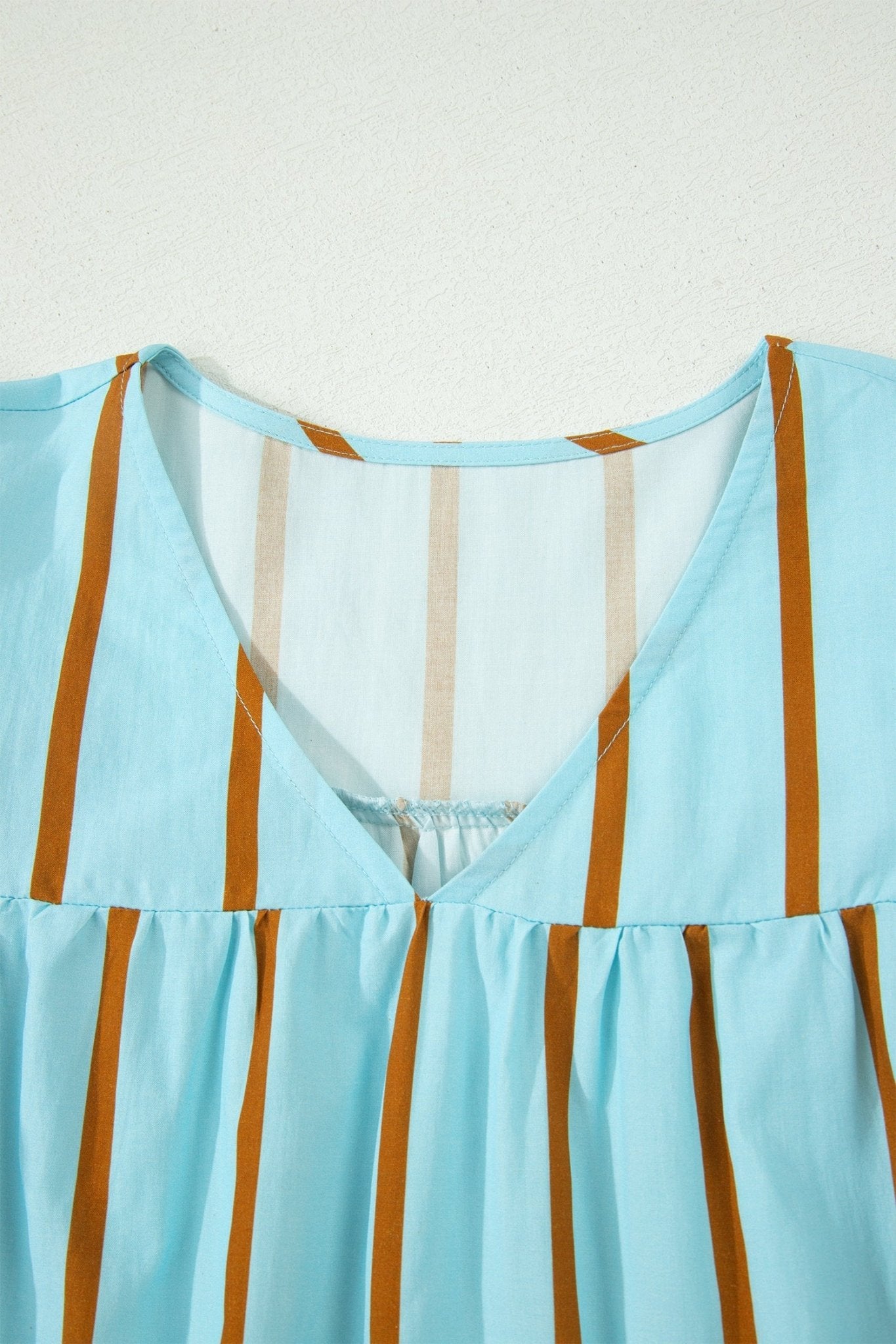 Malaysia Ruffled Short Sleeve Blouse - Hello Beautiful BoutiqueBlouses & ShirtsThreaded Pear