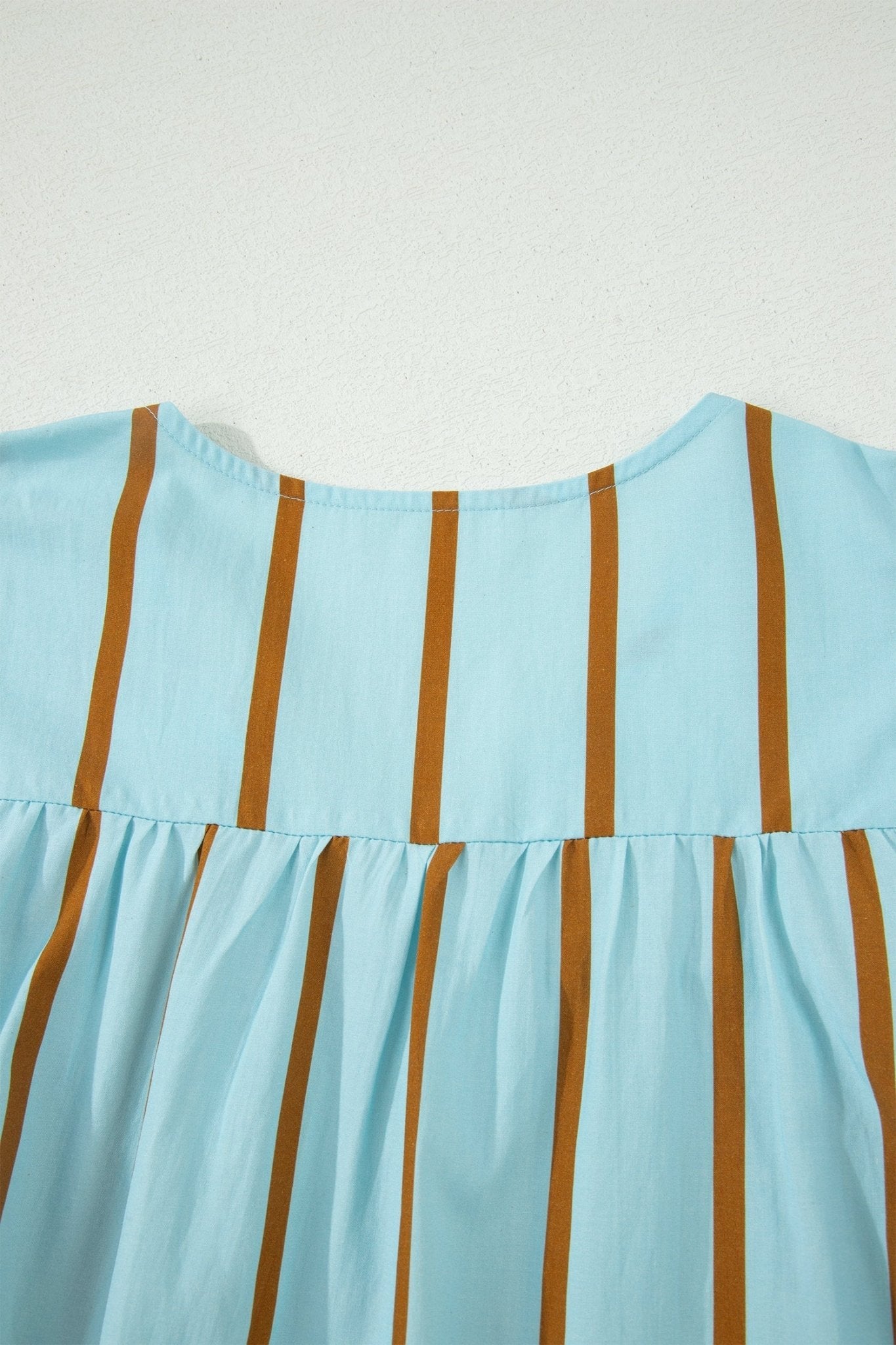 Malaysia Ruffled Short Sleeve Blouse - Hello Beautiful BoutiqueBlouses & ShirtsThreaded Pear