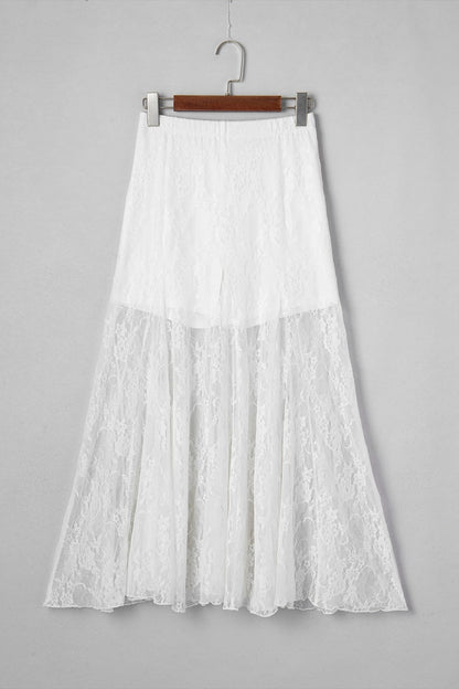 Maliyah Lace Flowy Maxi Skirt - Hello Beautiful BoutiqueSkirts & PetticoatThreaded Pear