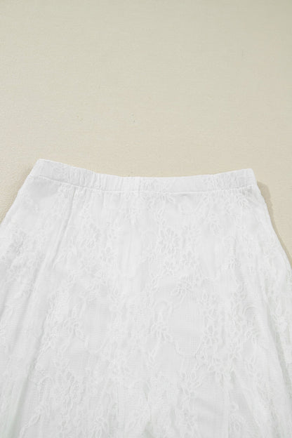 Maliyah Lace Flowy Maxi Skirt - Hello Beautiful BoutiqueSkirts & PetticoatThreaded Pear
