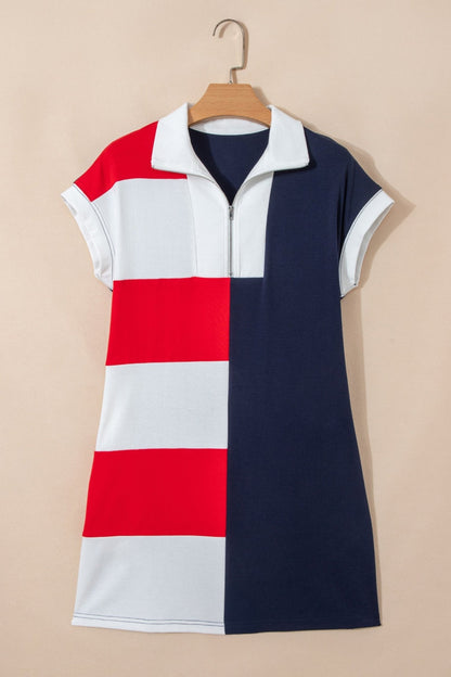 Mallory Up Collared T Shirt - Hello Beautiful BoutiqueMini DressesThreaded Pear