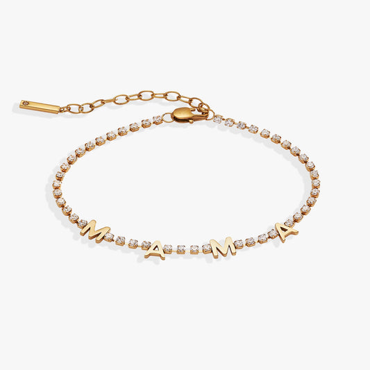 'Mama' Crystal Tennis Bracelet - Hello Beautiful BoutiqueBraceletsALEX AND ANI
