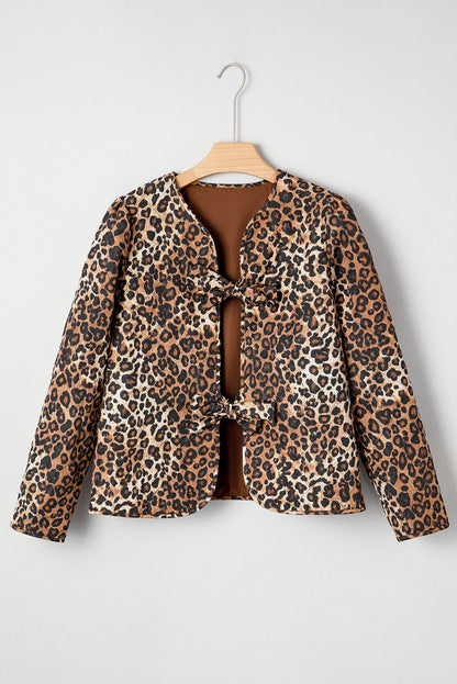Mara Quilted Tie Front Jacket - Hello Beautiful BoutiqueJacketsThreaded Pear