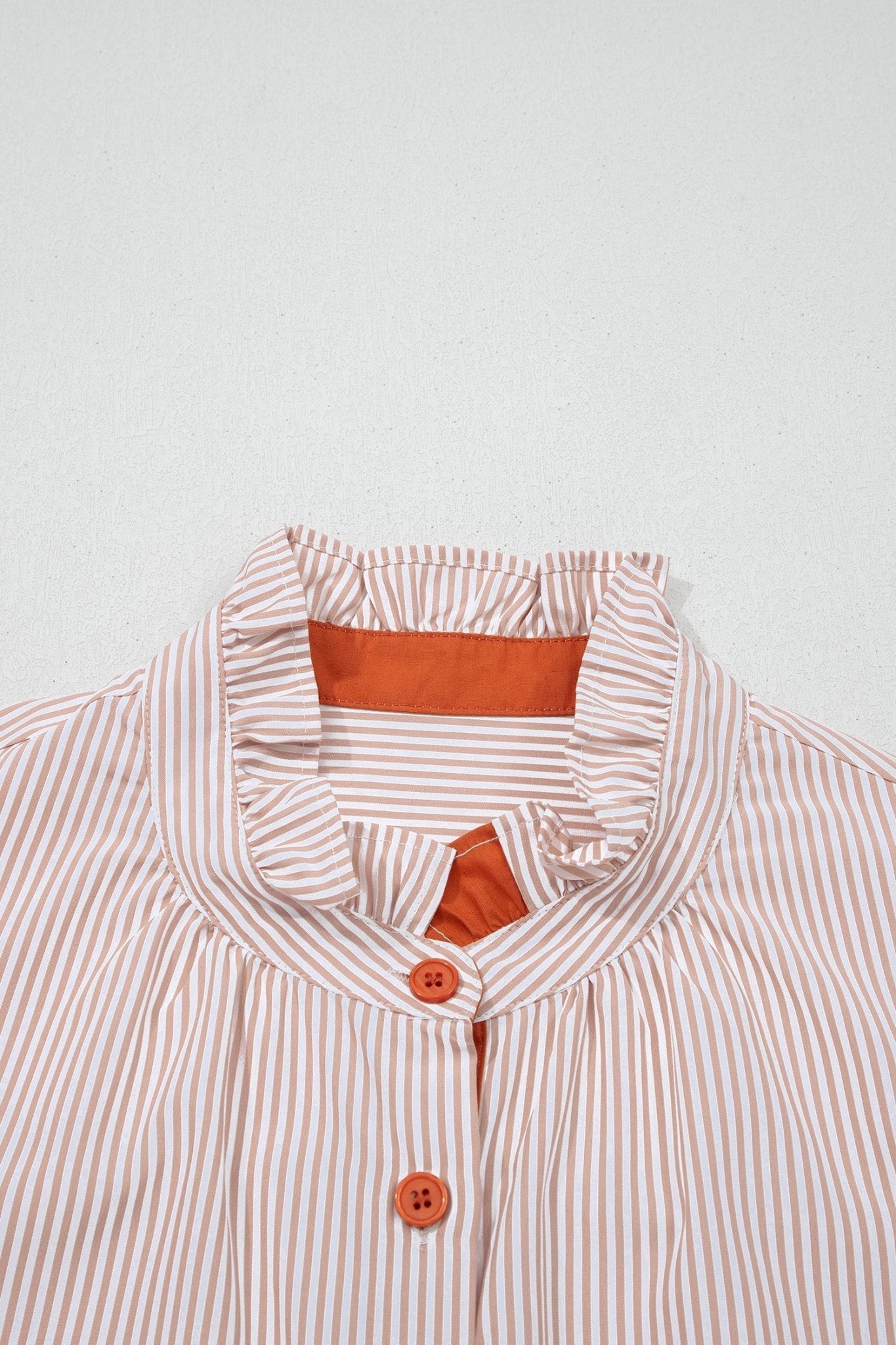 Maren Frilled Collar Down Shirt - Hello Beautiful BoutiqueBlouses & ShirtsThreaded Pear