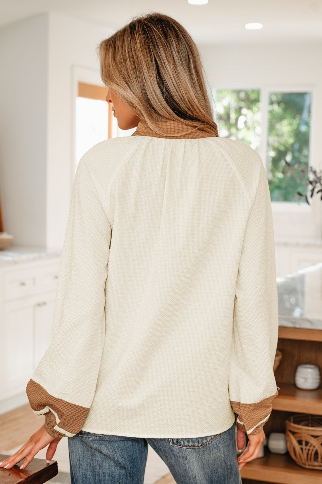 Maren Long Sleeve Blouse Long Sleeve Top - Hello Beautiful BoutiqueBlouses & ShirtsThreaded Pear